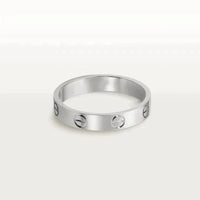 [Solara Jewelry ]LOVE RING 4MM 1 DIAMOND SILVER