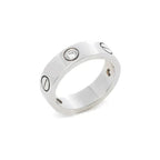[Solara Jewelry ]LOVEリング 5.5MM 3ダイヤモンド シルバー