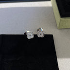 [Solara Jewelry ]CLOVER MINI DIAMOND STUD EARRINGS